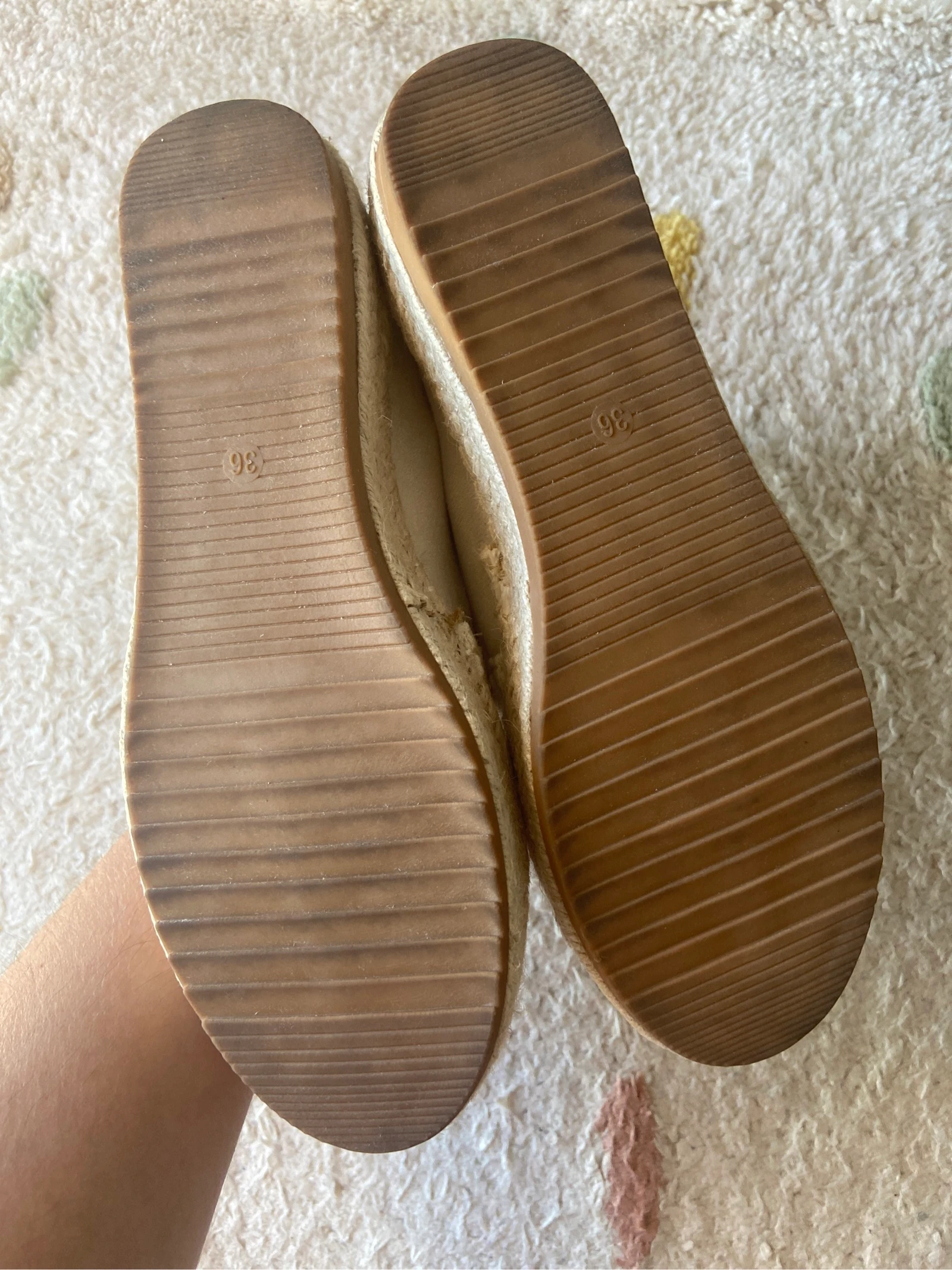 Boho platformschoen beige maat 36 – photo 3